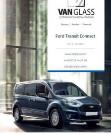 Alternative view of Ford Transit Connect 2013 - sidofönster & bakdörr fönster
