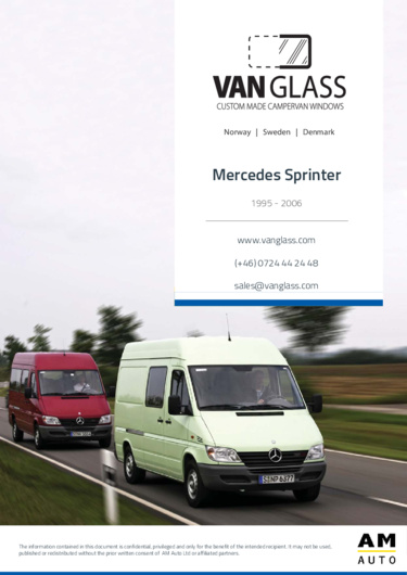 Volkswagen LT 1995 - 2006 sidofönster & bakdörr fönster - Bild 2