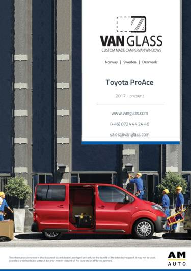 Toyota Proace 2017 - sidofönster & bakdörr fönster - Bild 2