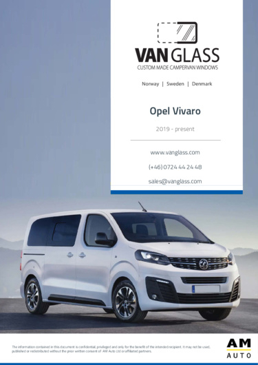 Opel Vivaro 2019 - sidofönster & bakdörr fönster - Bild 2