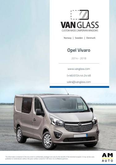 Opel Vivaro 2014 - 2018 sidofönster & bakdörr fönster - Bild 2