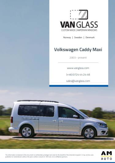 Volkswagen Caddy Maxi 2003 - sidofönster & bakdörr fönster - Bild 2