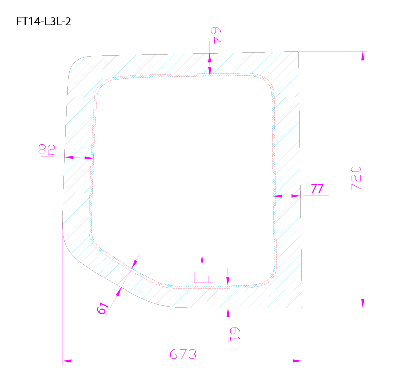 FT14-L3L-2 P // P3 LWB L/H Privacy - Bild 2