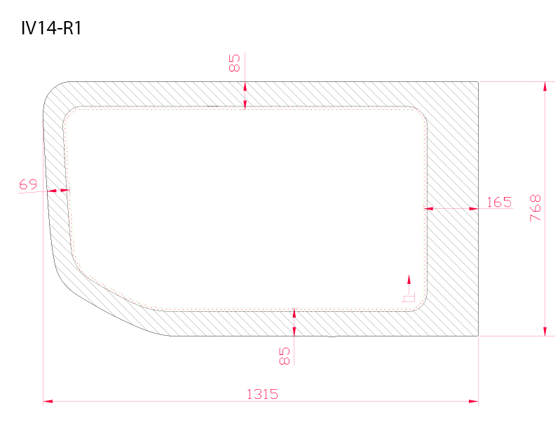 IV14-R1 P // Front R/H Privacy