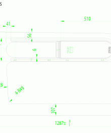 Alternative view of MS06-R3L-TS P // Top Slider P3 LWB R/H Privacy