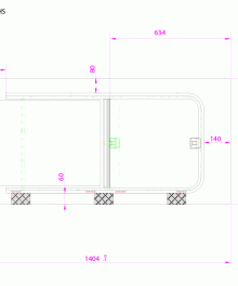 Alternative view of PB07-R1ML-HS-2 P // Half Slider M/LWB R/H Privacy