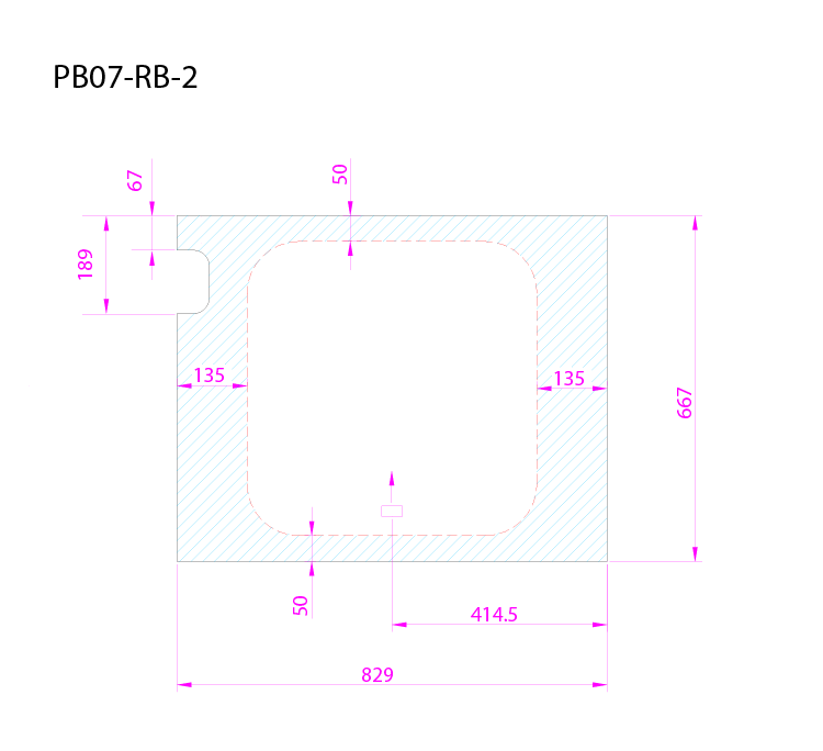 PB07-RB-2 P // Barn Door R/H Privacy (hinged door) - Bild 2