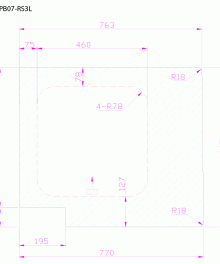 Alternative view of PB07-RS3L P // P3 LWB R/H SLD Privacy