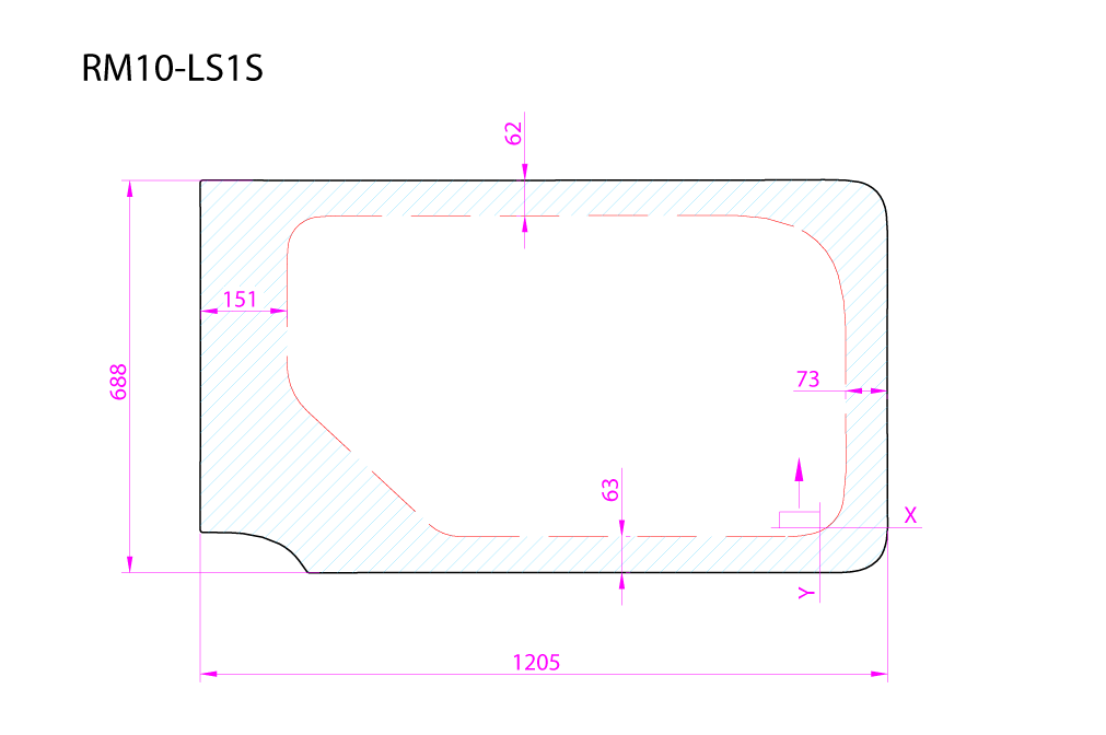 RM10-LS1S P // Front SWB L/H SLD Privacy - Bild 2