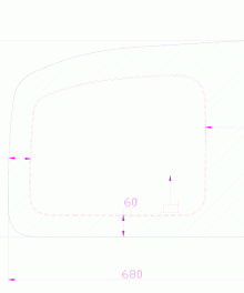 Alternative view of TP17-L2S P // Rear SWB L/H Privacy