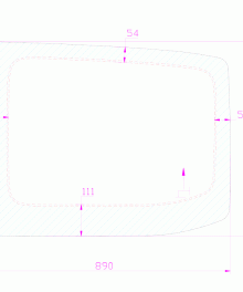 Alternative view of VWC17-R3L P // P3 LWB R/H Privacy