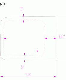 Alternative view of VWCM-R1 P // Front R/H Privacy