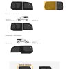 Fönster till din Citroen Berlingo 2019 - / Opel Combo 2019 - / Peugeot Partner 2019 - skåpbil -  // Barn door L/H Privacy  - B09-LB P