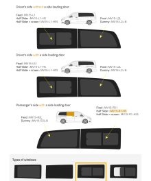 Alternative view of MV15-R1-HS P // Half Slider R/H Privacy