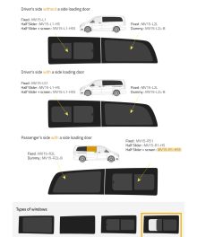 Alternative view of MV15-R1-HSS P // Half Slider R/H Privacy + screen
