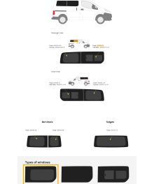 Fönster till din Nissan NV200 2013 - skåpbil -  // Front R/H Privacy  - NNV09-R1 P