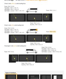 Fönster till din Fiat Ducato 2007 - / Citroen Jumper 2007 - / Peugeot Boxer 2007 - skåpbil -  // P3 LWB L/H SLD Privacy  - PB07-LS3L P