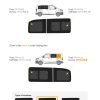 Fönster till din Peugeot Expert 2017 - / Citroen Jumpy 2017 - / Opel Vivaro 2019 - / Toyota Proace 2017 - skåpbil -  // Rear SWB L/H Blank  - TP17-L2S-B P