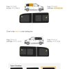 Fönster till din Peugeot Expert 2017 - / Citroen Jumpy 2017 - / Opel Vivaro 2019 - / Toyota Proace 2017 - skåpbil -  // Half Slider SWB R/H Privacy  - TP17-R1S-HS P