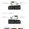 Fönster till din Peugeot Expert 2017 - / Citroen Jumpy 2017 - / Opel Vivaro 2019 - / Toyota Proace 2017 - skåpbil -  // Rear SWB R/H Blank  - TP17-R2S-B P