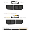 Fönster till din Renault Trafic 2014 - / Renault Trafic 2014 - / Opel Vivaro 2014 - 2018 / Nissan NV300 2014 - / Renault Trafic 2014 - 2018 skåpbil -  // Half Slider L/H Privacy  - VV14-L1-HS P