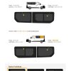 Fönster till din Renault Trafic 2014 - / Renault Trafic 2014 - / Opel Vivaro 2014 - 2018 / Nissan NV300 2014 - / Renault Trafic 2014 - 2018 skåpbil -  // Rear SWB L/H Privacy  - VV14-L2S P